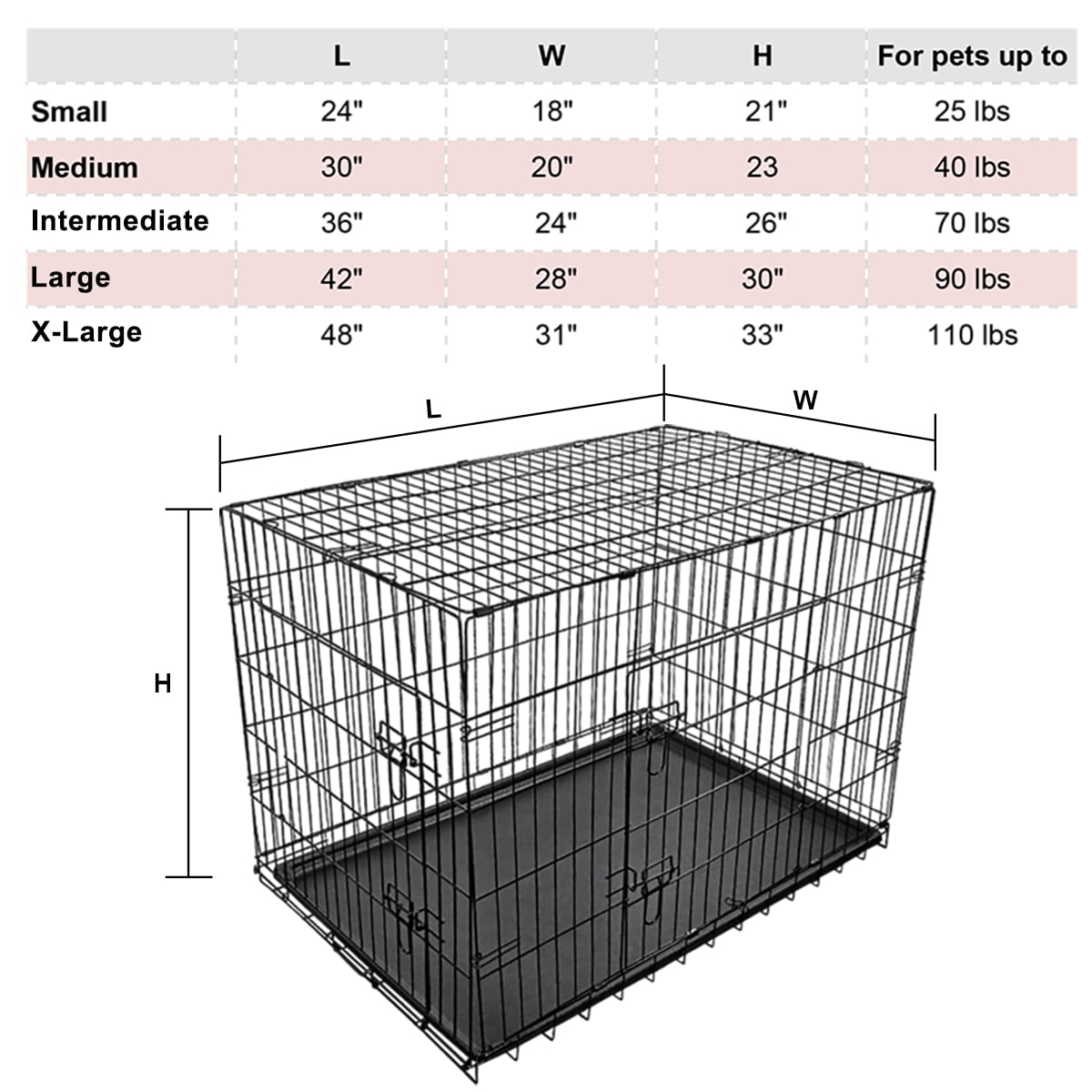 generic Large Black 48