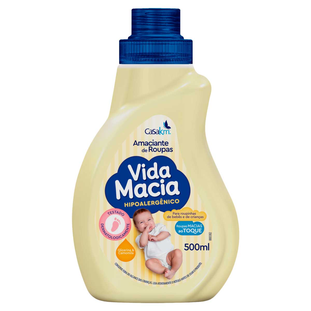 Amaciante De Roupa Glicerina & Camomila Vida Macia Frasco 500ml