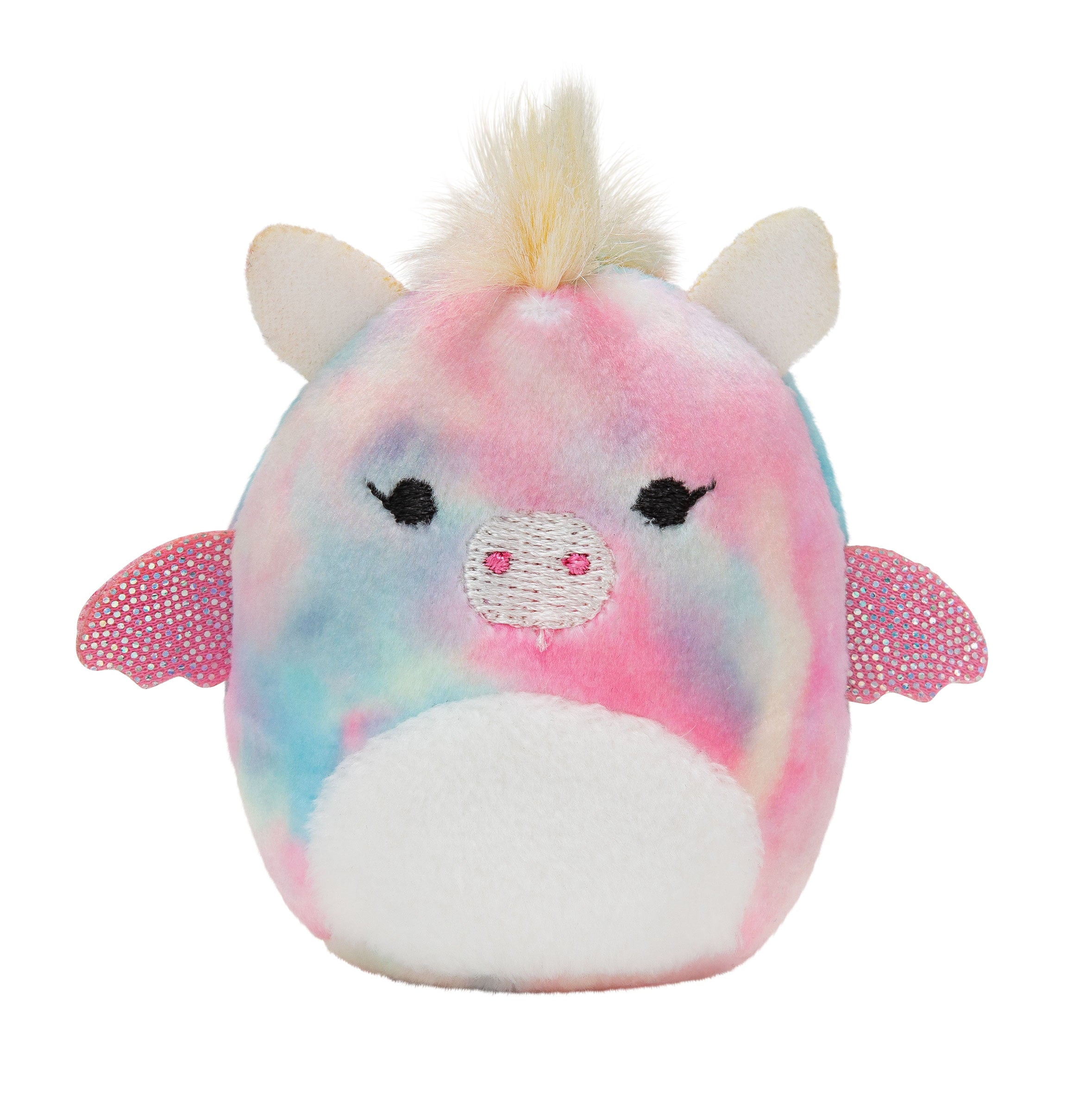 Squishmallows’ Squishville Mystery Mini Plush Rainbow Dream Squad， Six 2” Soft Mini-Squishmallow Rainbow Animals