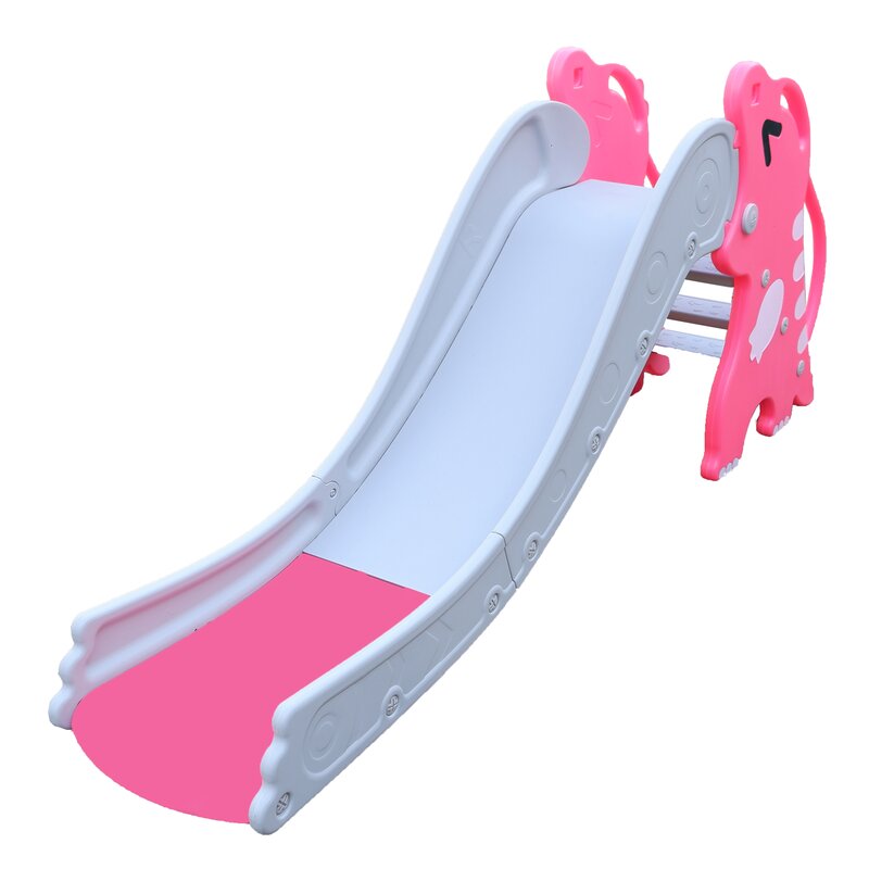 IMP Kids Dinosaur Theme Slide and Basketball Hoop