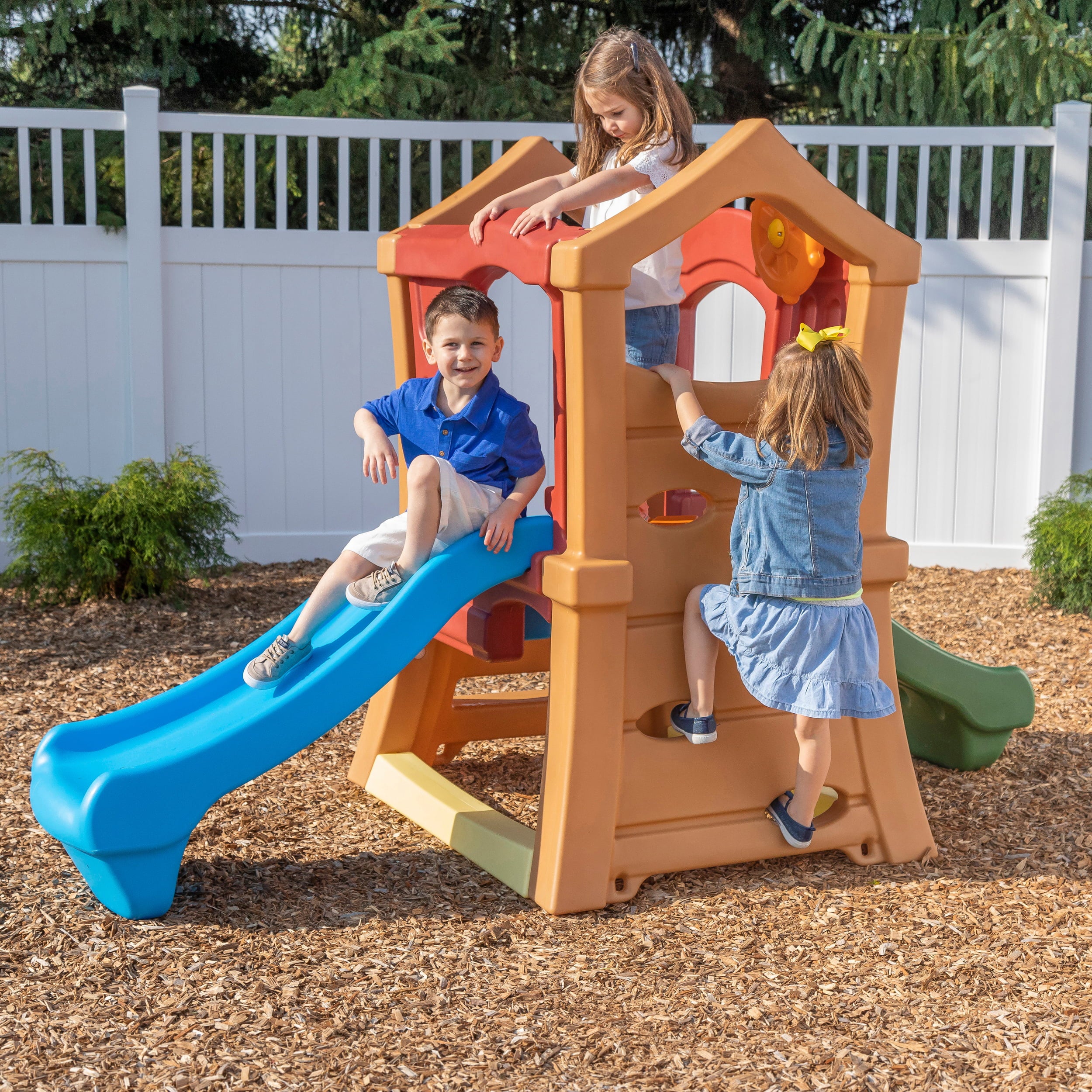 Step2 Play Up Double Slide Climber， Toddlers