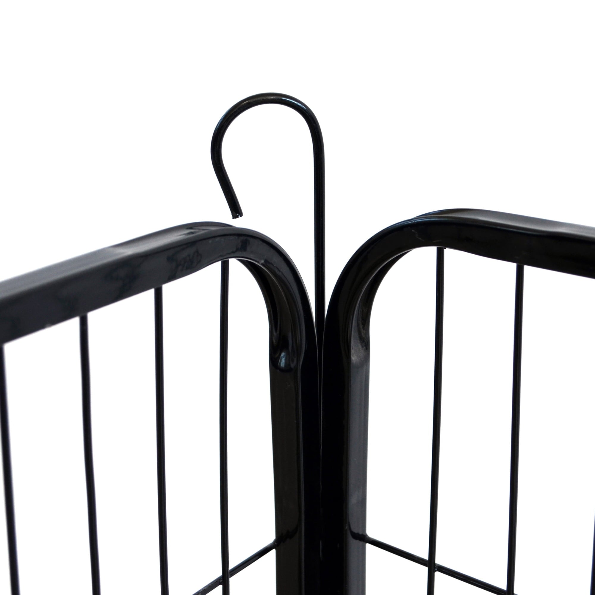 Dog Fence Pet Playpen - Heavy Duty Foldable Metal 16 Panels Dog Pen 24