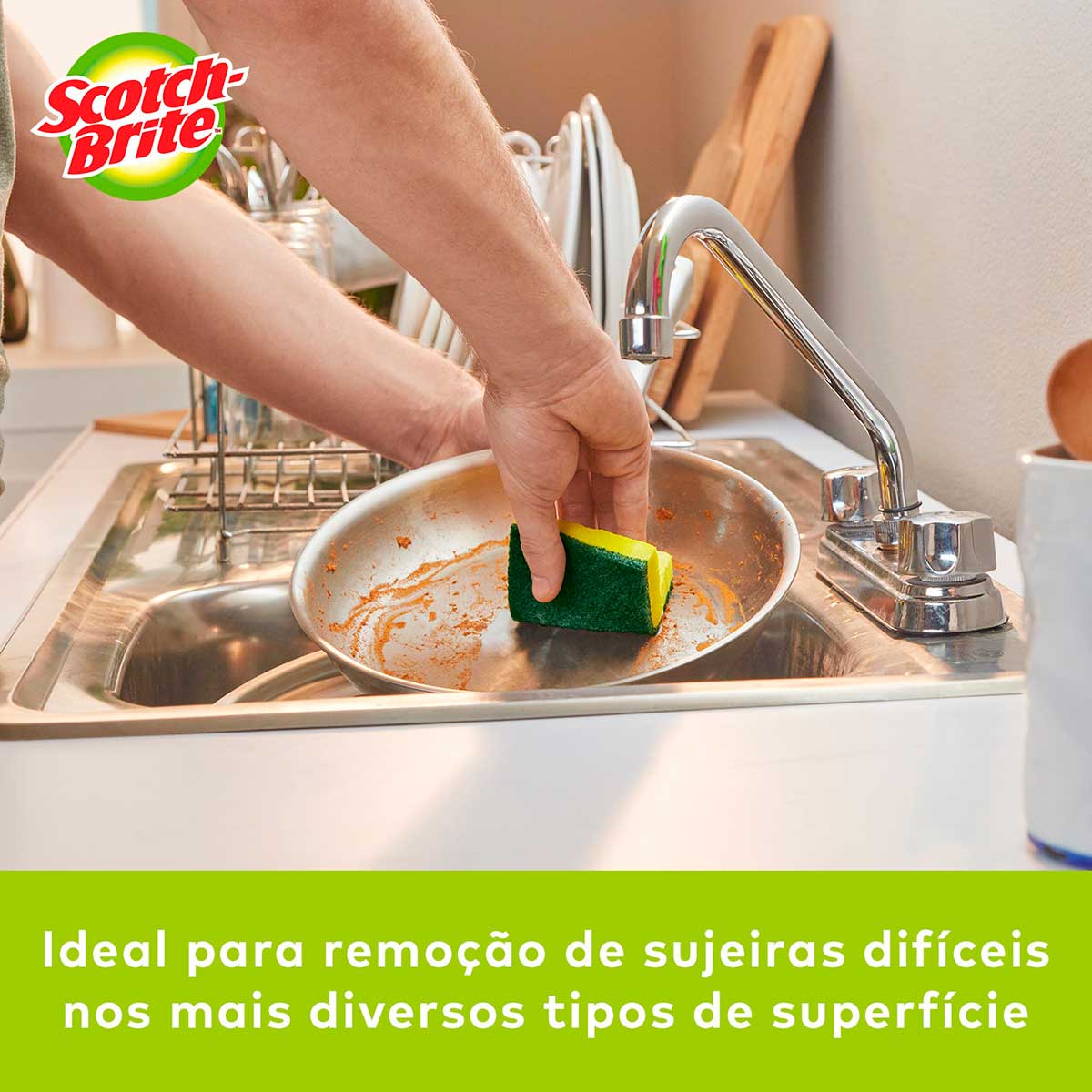 Esponja Multiuso Scotch-Brite - 4 Unidades