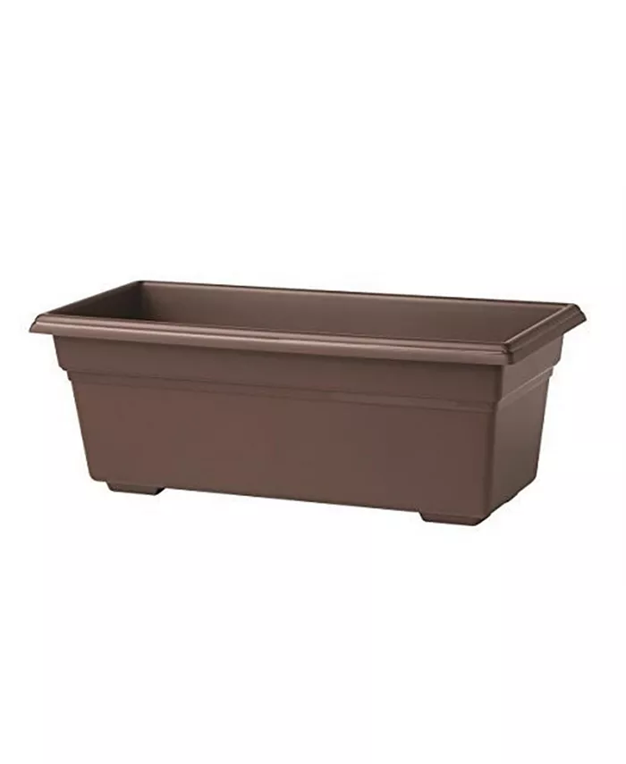 Novelty Countryside Flower Box， 30 Inch， Brown