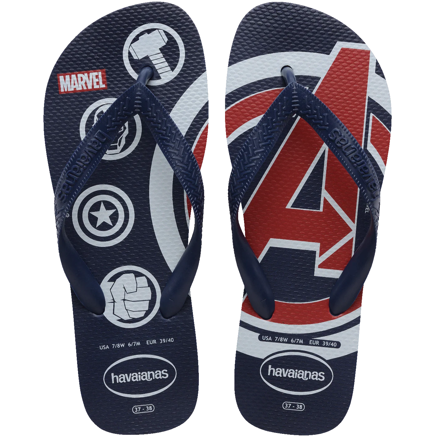 Chinelo Havaianas Top Marvel Logomania