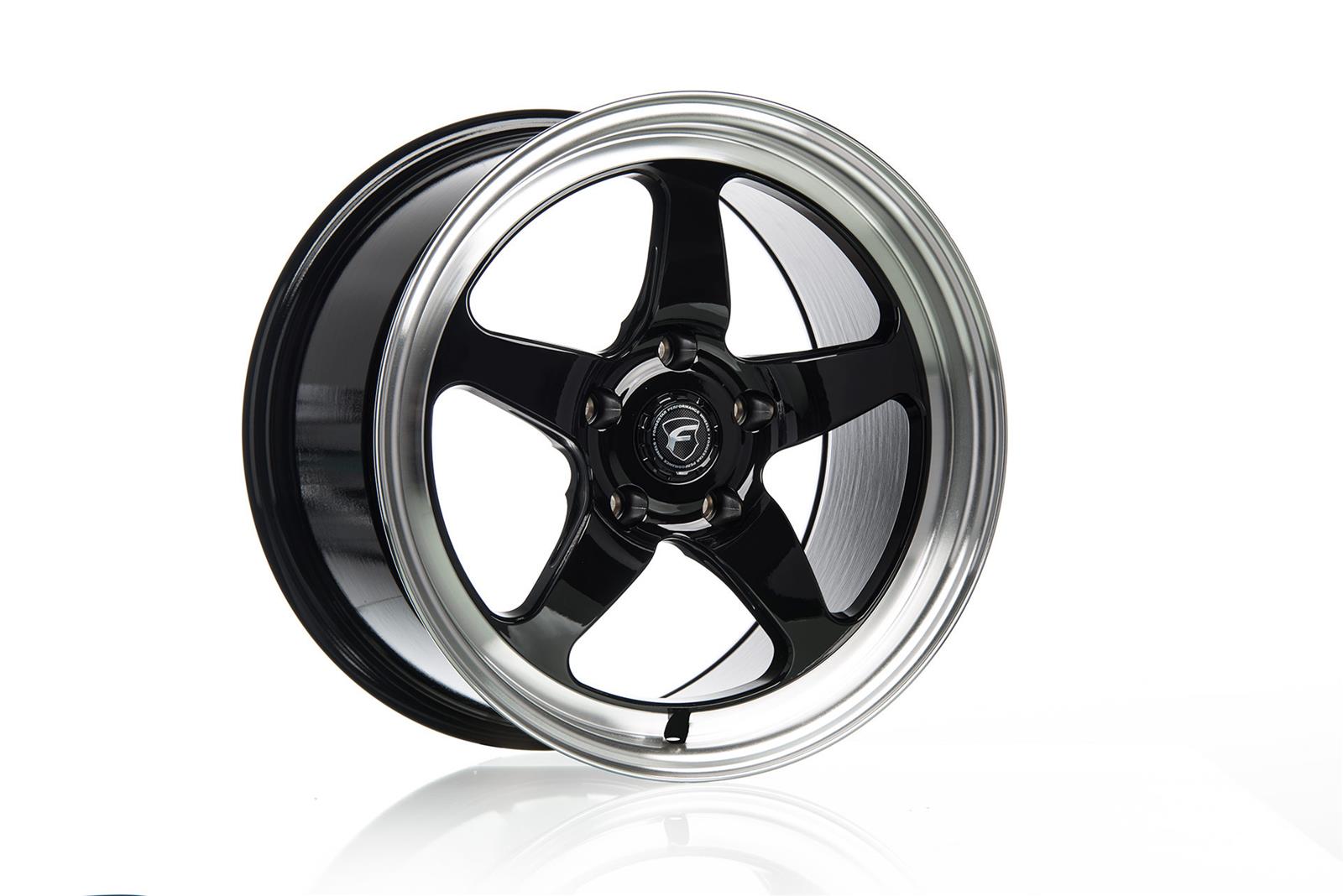 Forgestar Wheels USA F09170022P45 Forgestar D5 Drag Gloss Black Machined Wheels