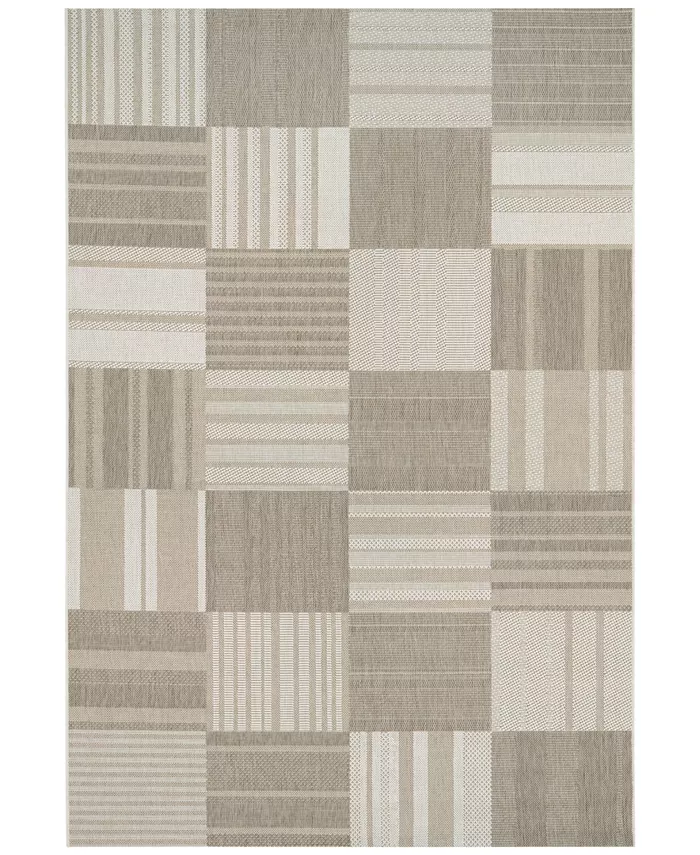 Couristan CLOSEOUT! Indoor Outdoor Afuera 5038 6031 Patchwork 2'2