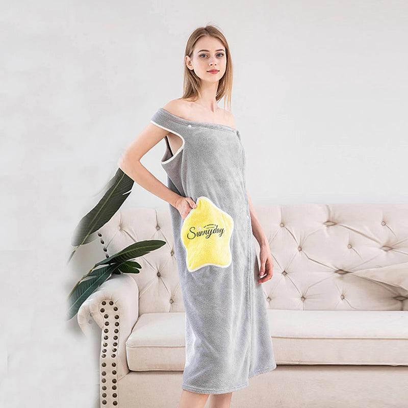 Toalha Roupão Premium Summer / Feita em 100% Microfibra Ultra Macia