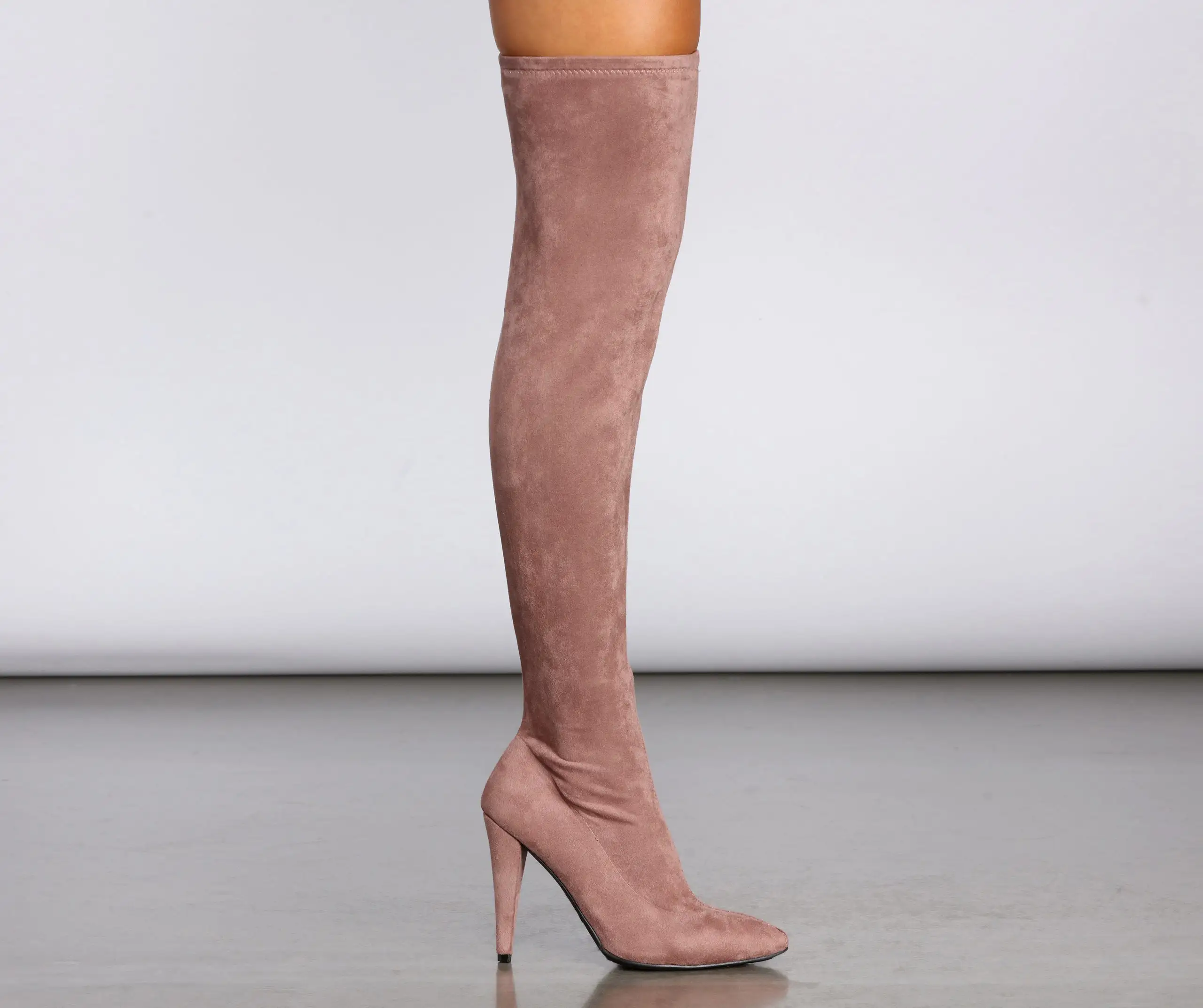 All About The Mauves Thigh High Boots