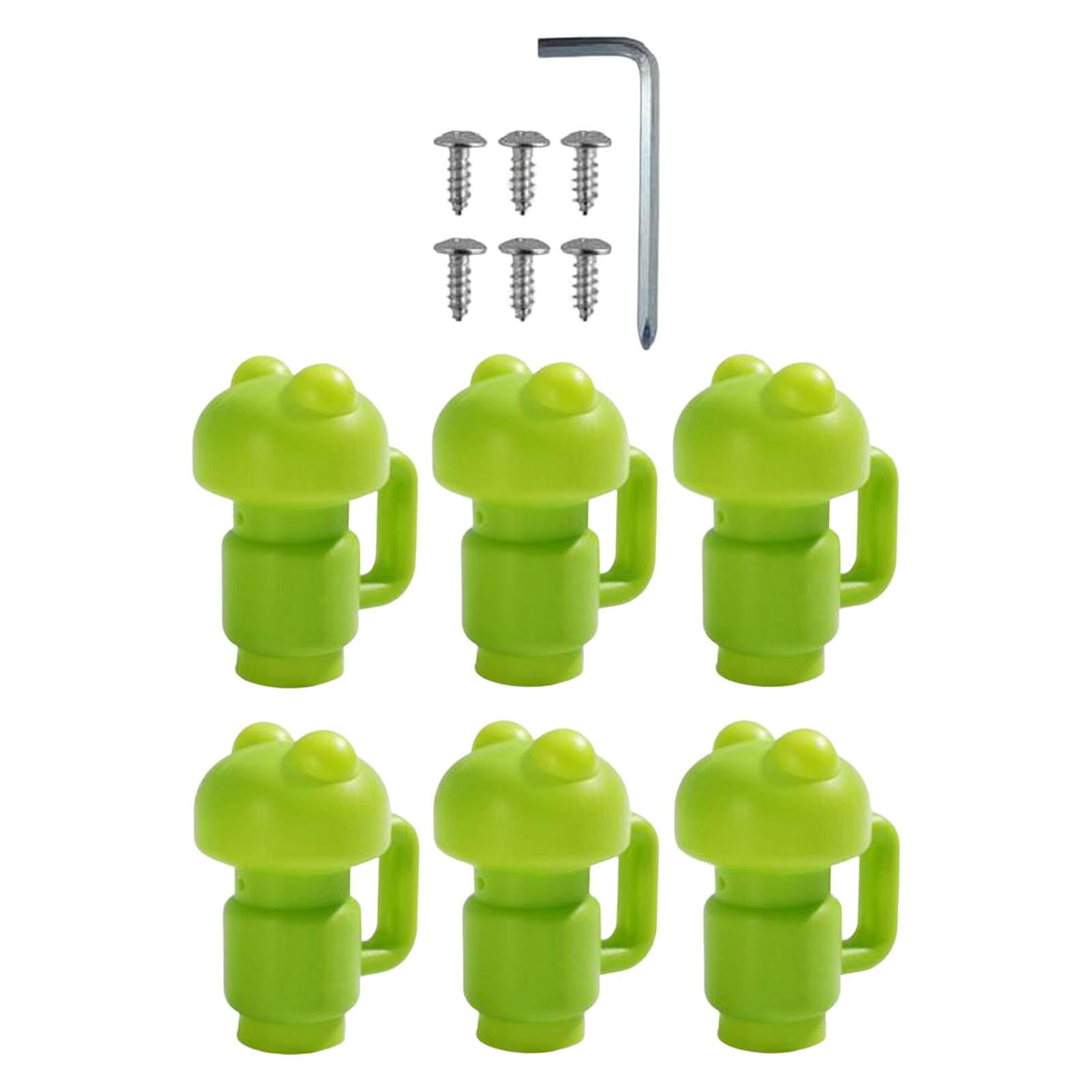 Portable Trampoline Enclosure Pole Cover Durable Replacement Accessories Green