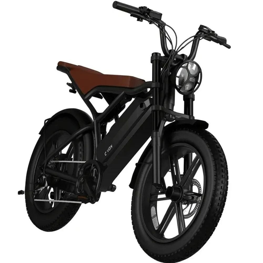 Bicicleta Elétrica E-vok Preta Duos Bike 1000W Bateria de Lítio Removível