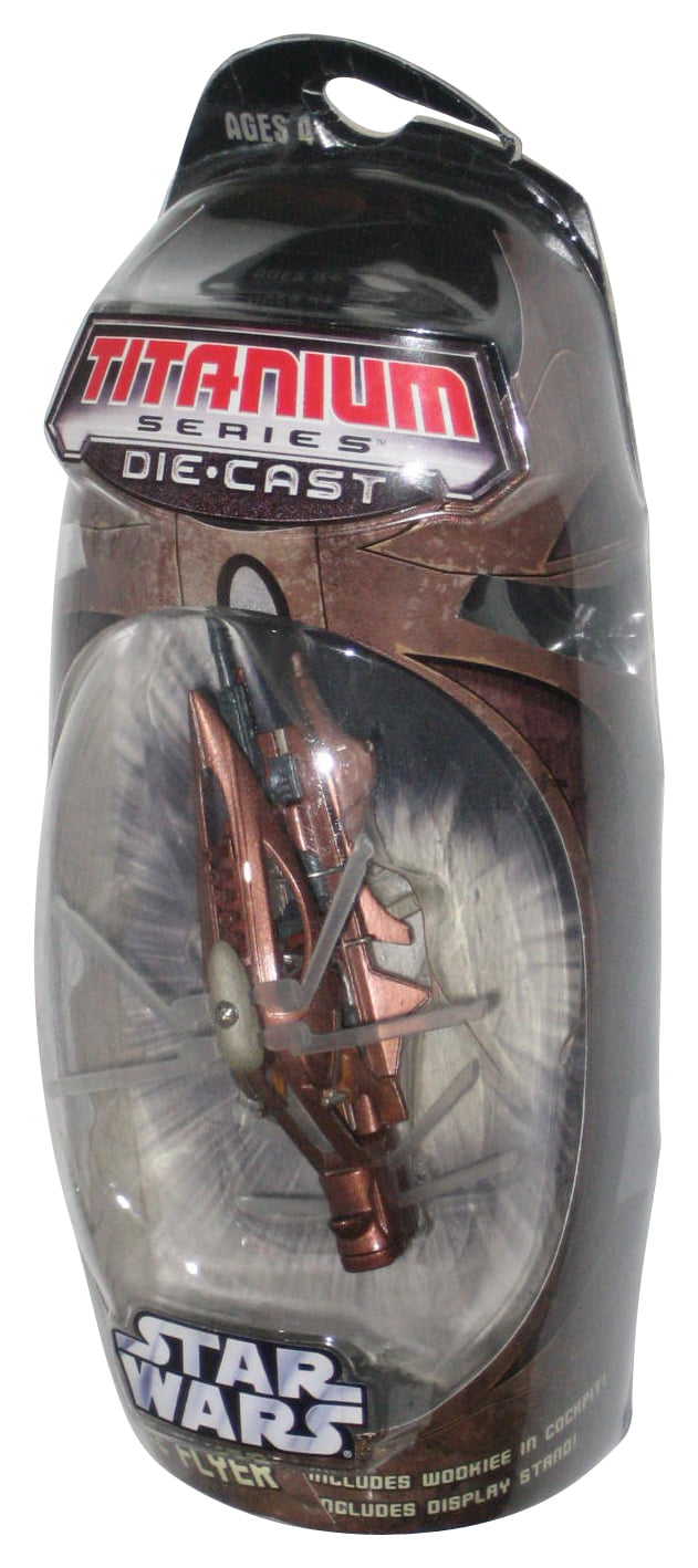 Star Wars Titanium Series (2006) Wookiee Helicopter Die-Cast Toy Vehicle