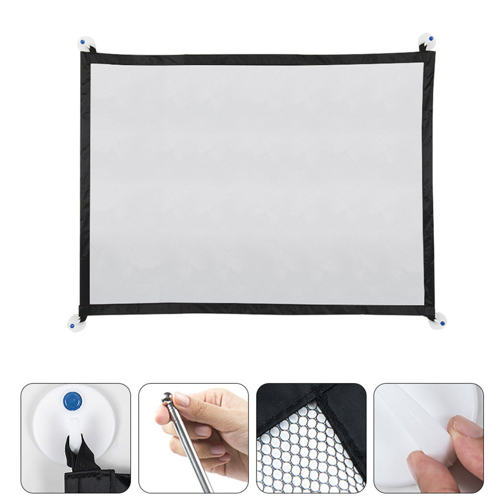 NUOLUX Gate Baby Dog Retractable Mesh Pet Doorways Stairs Puppy Guard Fence Doorway Portable No Drill