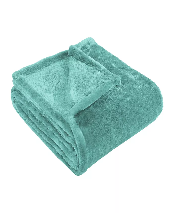 Superior Wrinkle Resistant Plush Fleece Throw， 50