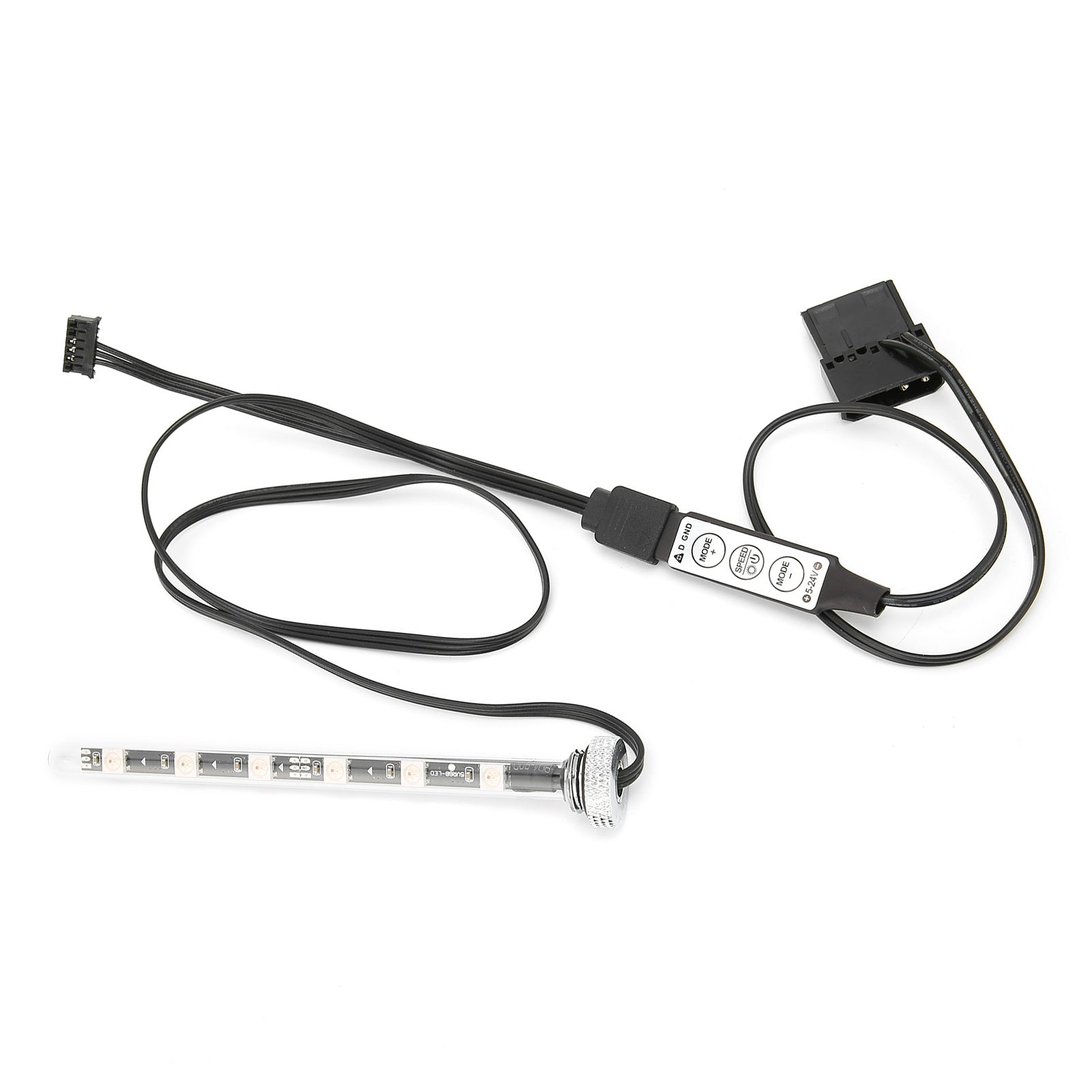Water Cooling  Light， Water Cooling LED Light RGB  With Controller Drive For Fish  For Aquarium For Computer Water Cooling