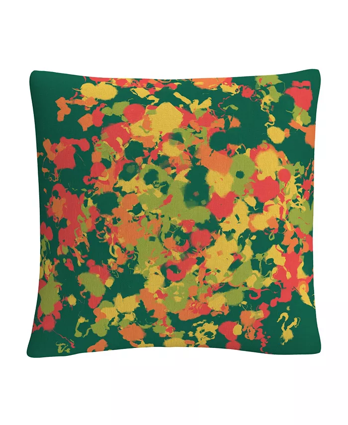 Baldwin ABC Speckled Colorful Splatter Abstract 4Decorative Pillow， 16