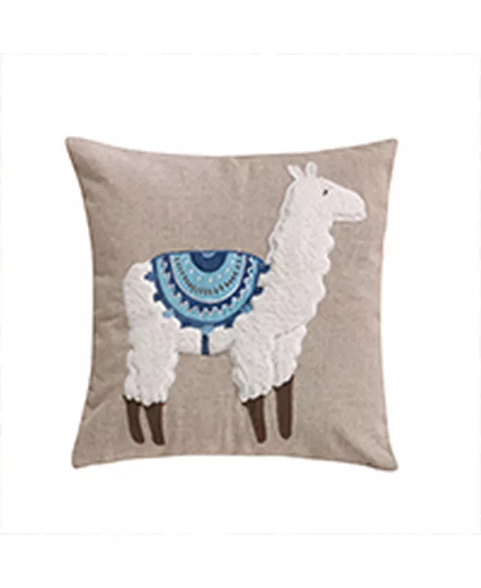 Levtex Lillian Llama Decorative Pillow， 18