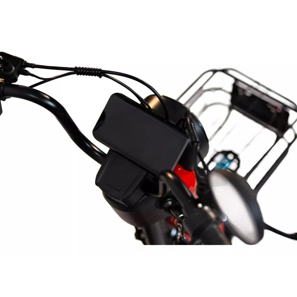 Bicicleta Elétrica Confort 500w Adulto Sem CNH Scooter - Cor: Branca