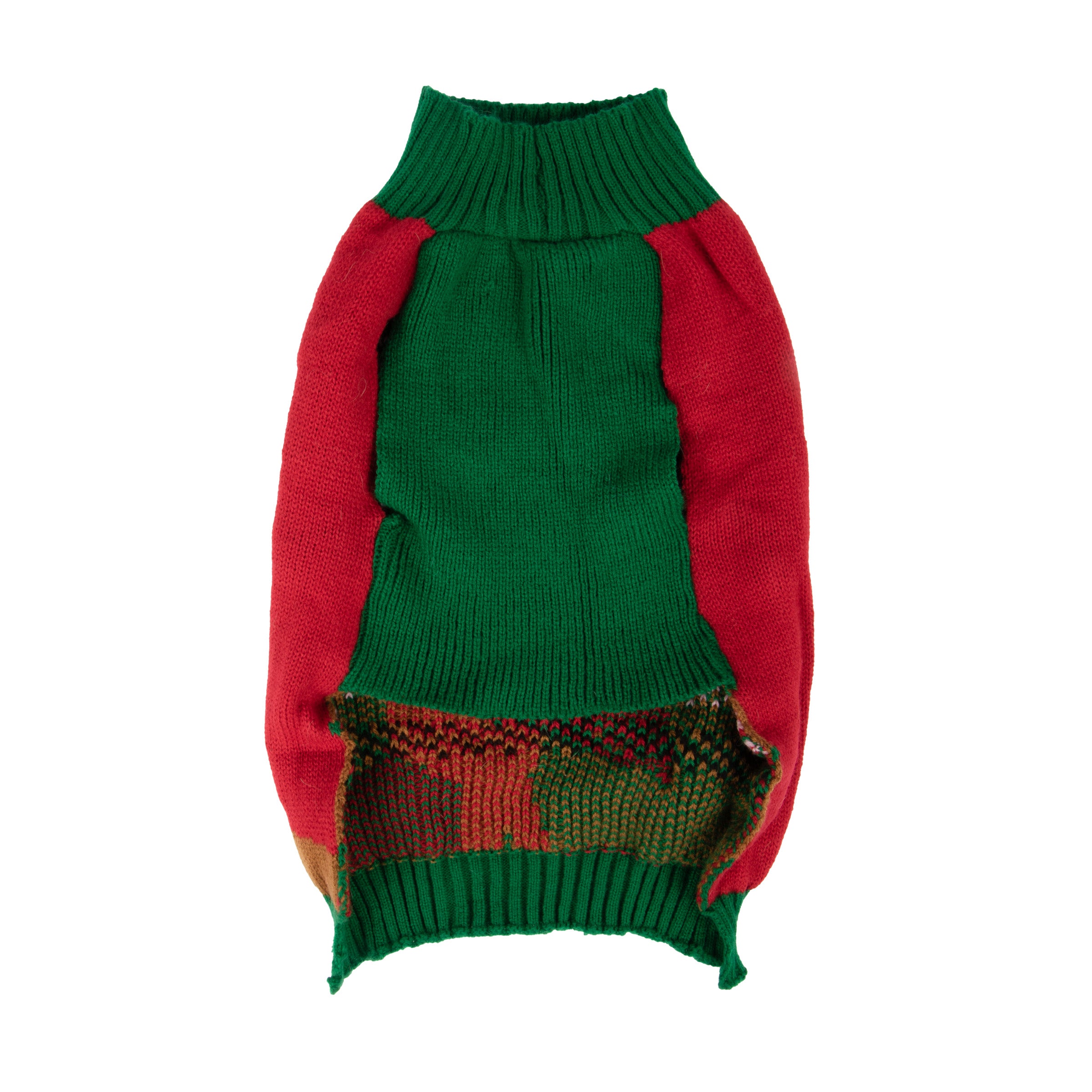 Vibrant Life， Holiday Dog Clothes， Reindeer Dog or Cat Sweater， Red XXS