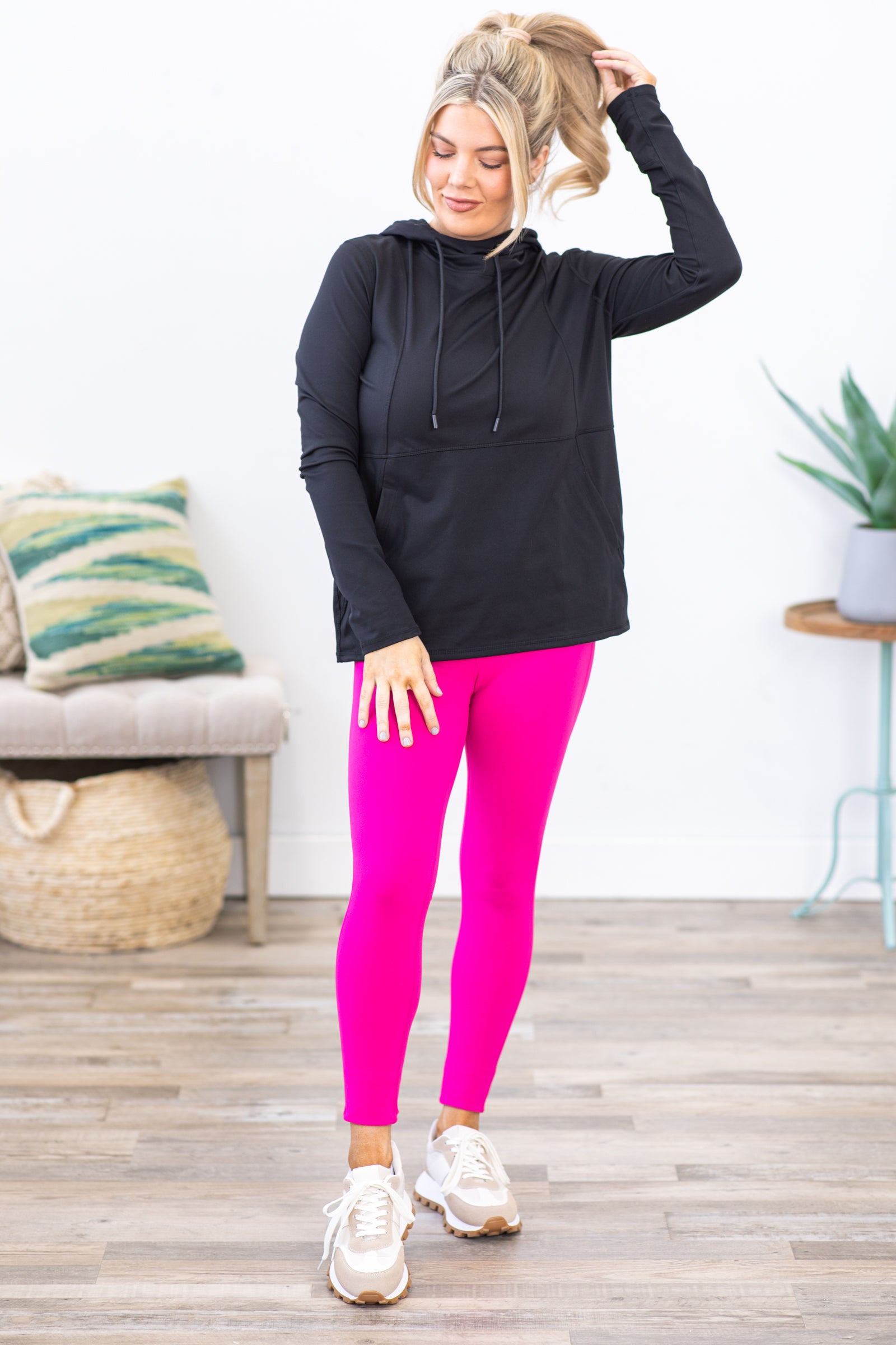 Fuchsia Essential Leggings