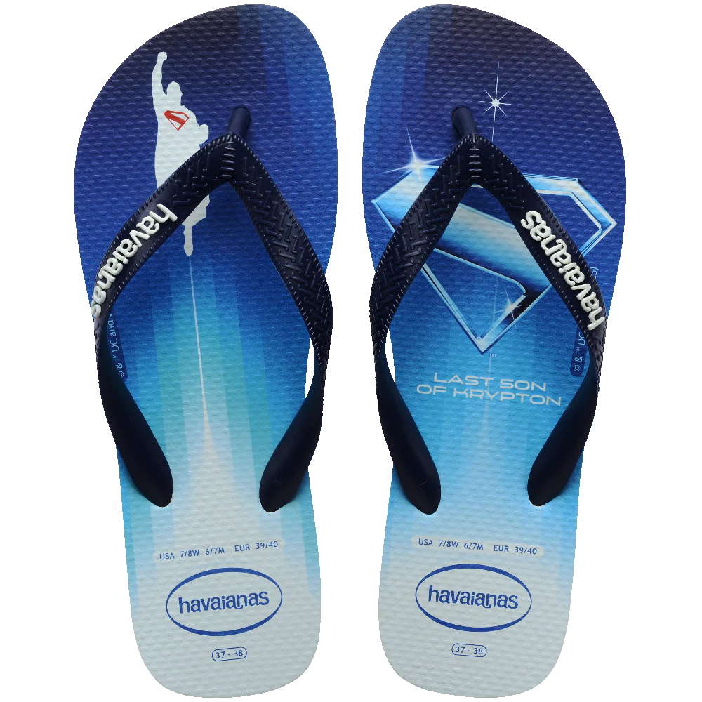 Chinelo Havaianas Top Heróis DC Superman
