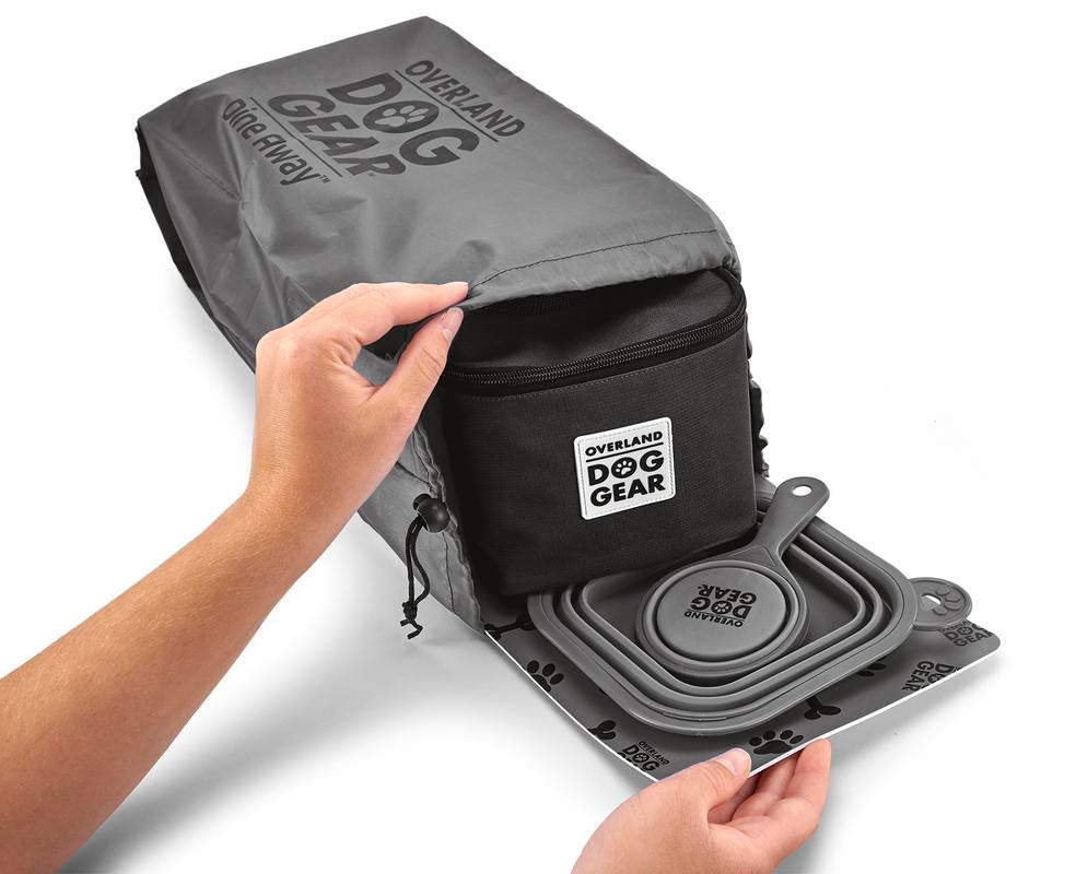 Mobile Dog Gear Dine Away Bag， Medium/Large， Black
