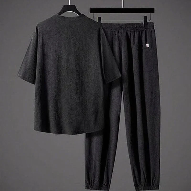 Conjunto Sartori™ em Viscose Premium com Gola Minimalista / O Ponto de Encontro Entre Conforto e Classe!