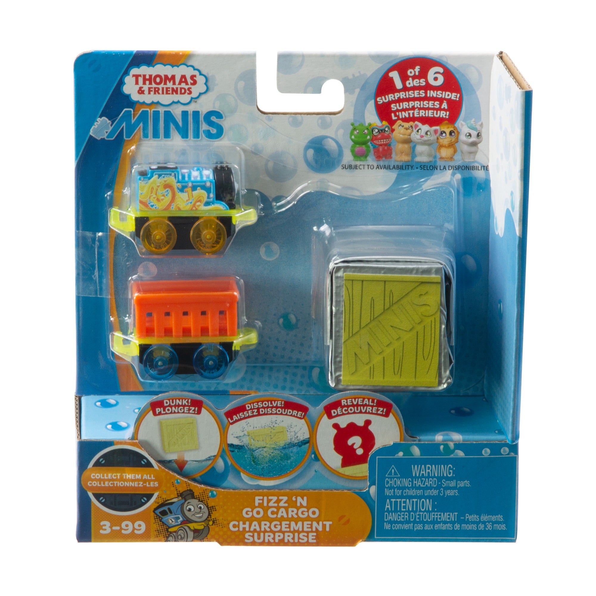 Thomas and Friends MINIS Fizz 'n Go Cargo Surprise Thomas and Dragon
