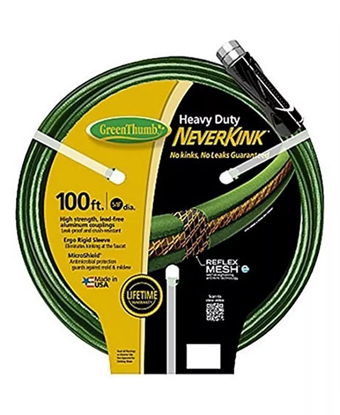 Teknor Apex 773309 Green Thumb  .62 Inch By 100 Foot Neverkink Hose