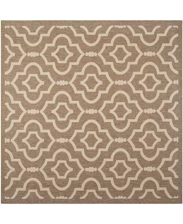 Safavieh Courtyard Brown and Bone 7'10