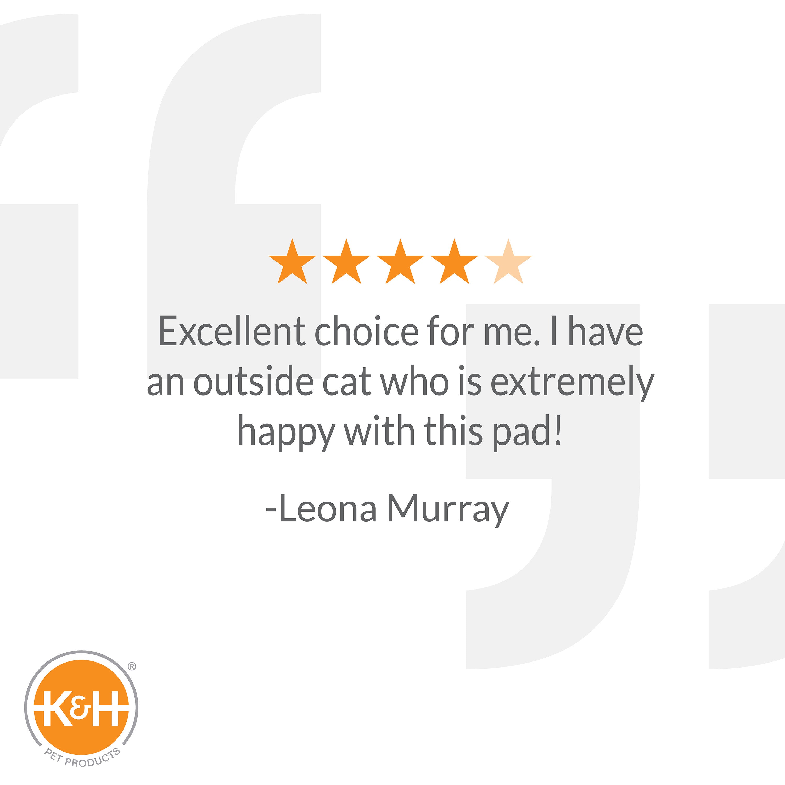 KandH Pet Products Memory Foam Crate Pad， Grey， 14