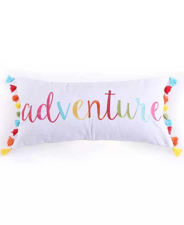 Levtex Mayla Adventure Tassel Decorative Pillow， 12