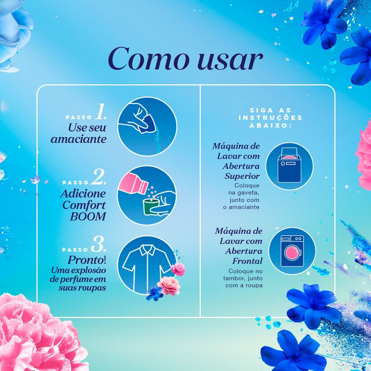 Comfort Boom Perfume em Cristais Explosao de Frescor 275g