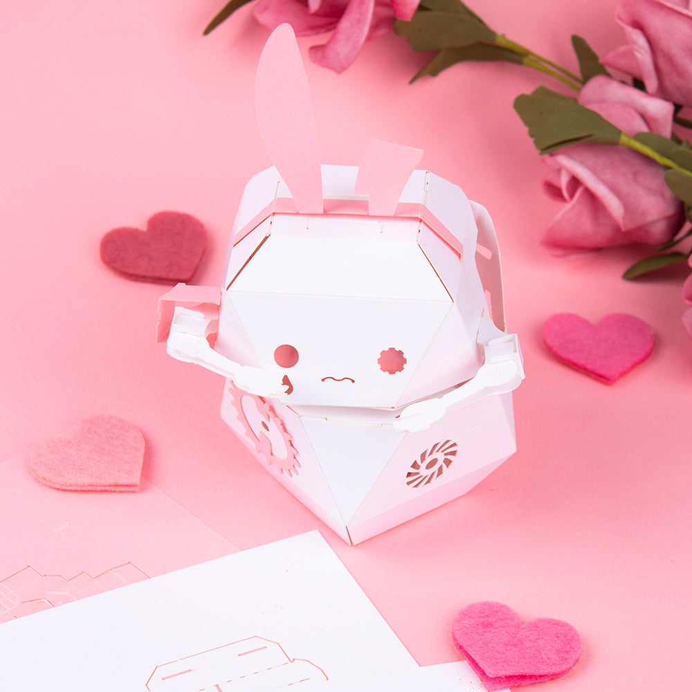 ROBOTRY Moving Paper Robots Making Kit， Assi | Slider - Learn Very Basic 5 Robot Mechanisms