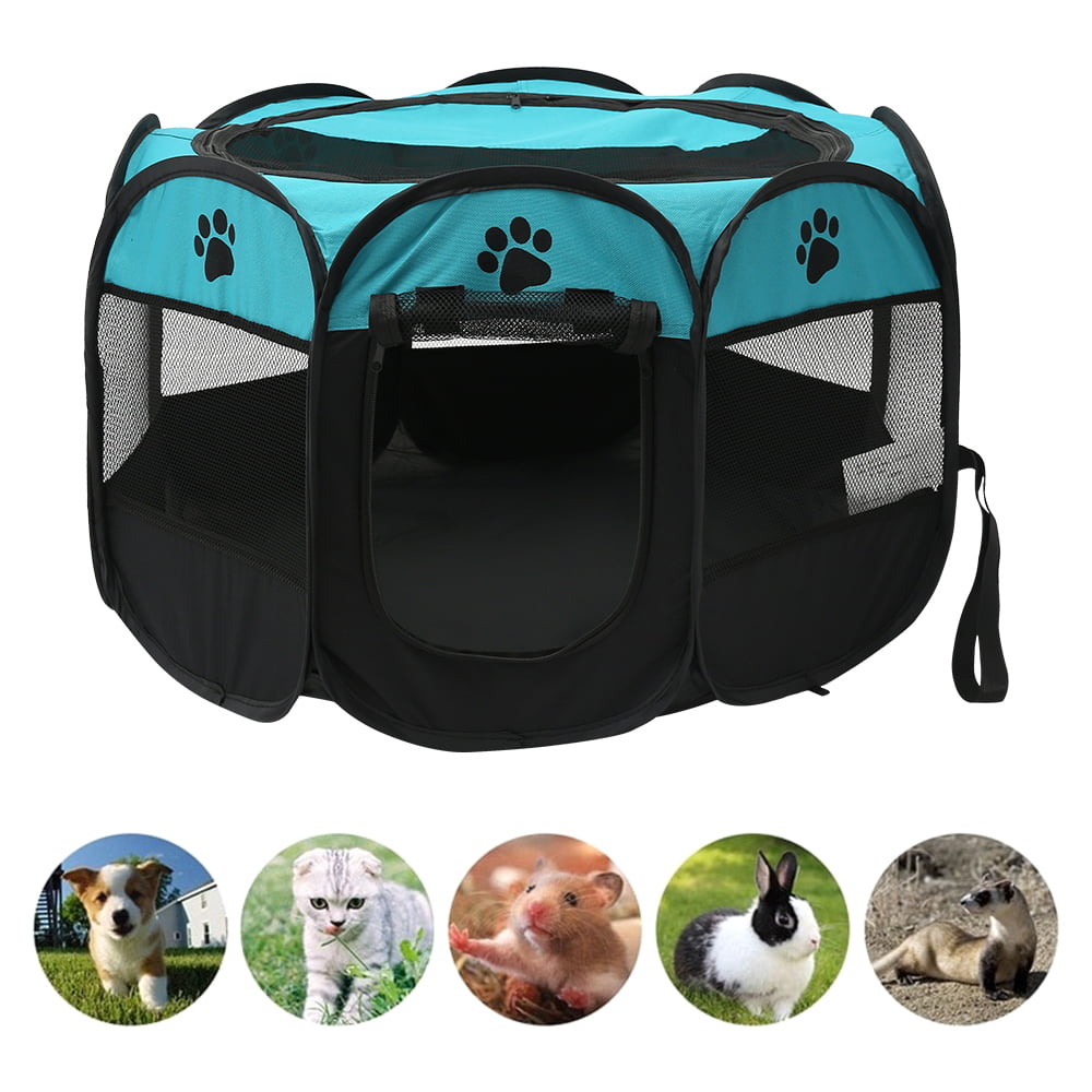 Harupink Foldable Pet playpen Carrying Case Exercise Pen Larges Dogs Small Puppies/Cats Tent