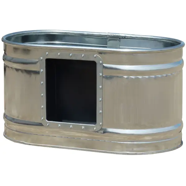 Agrimaster Galvanized Stock Tank with Drinker