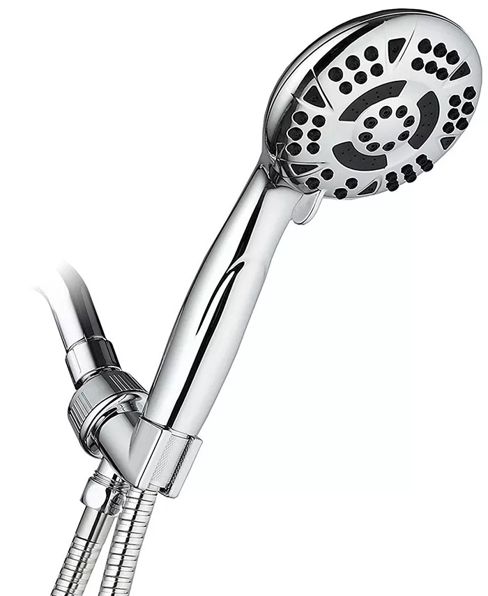 Aquadance 6-Setting Handheld Shower Head with Hose