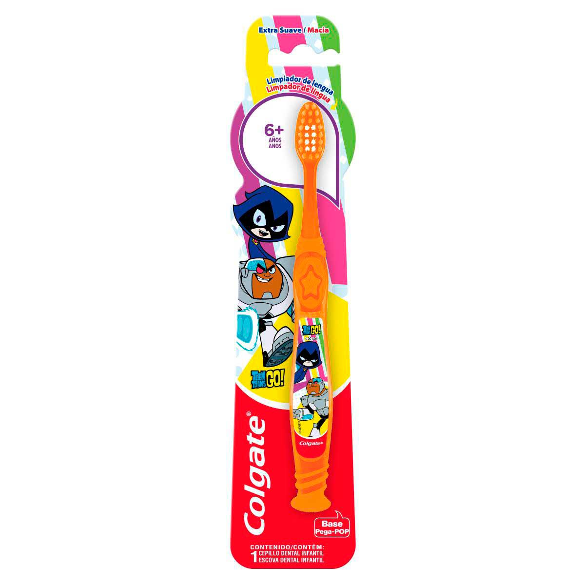 Escova de Dente Colgate Smiles Teen Titans Go 6+ Anos com 1 Unidade