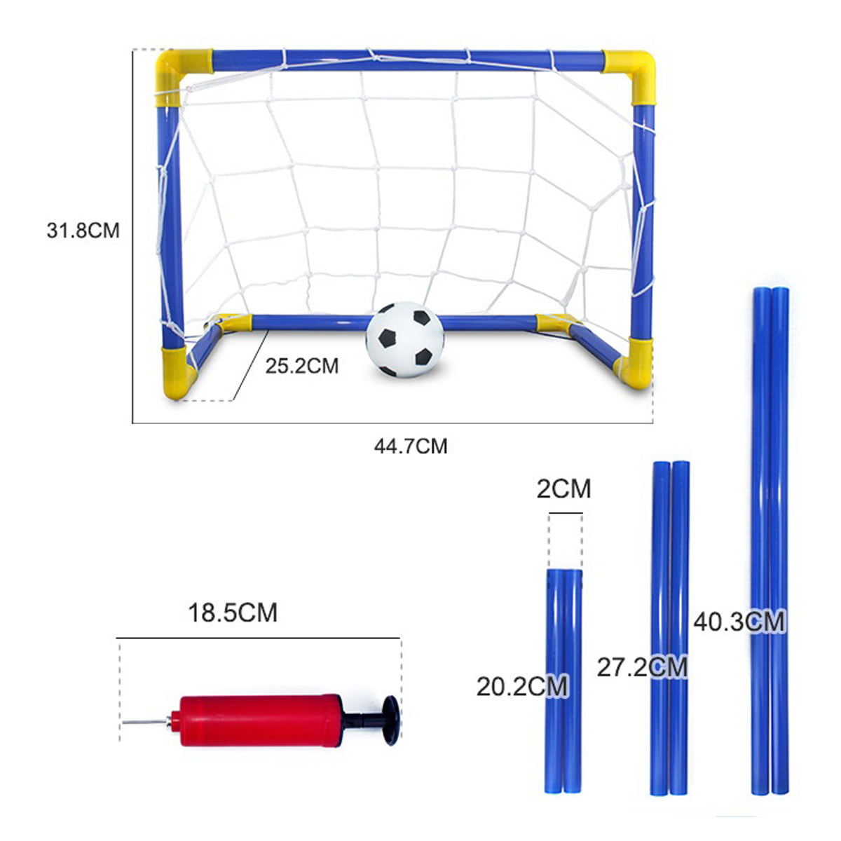 Mubineo Indoor Football Toy Folding Mini Soccer Ball Goal Post Net Set Child Boys Girls Practical Entertainment Sport Game