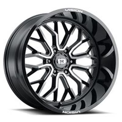 Vision Wheel 402-2970GBMF12 Vision Off-Road 402 Riot Series Gloss Black Machined Face Wheels