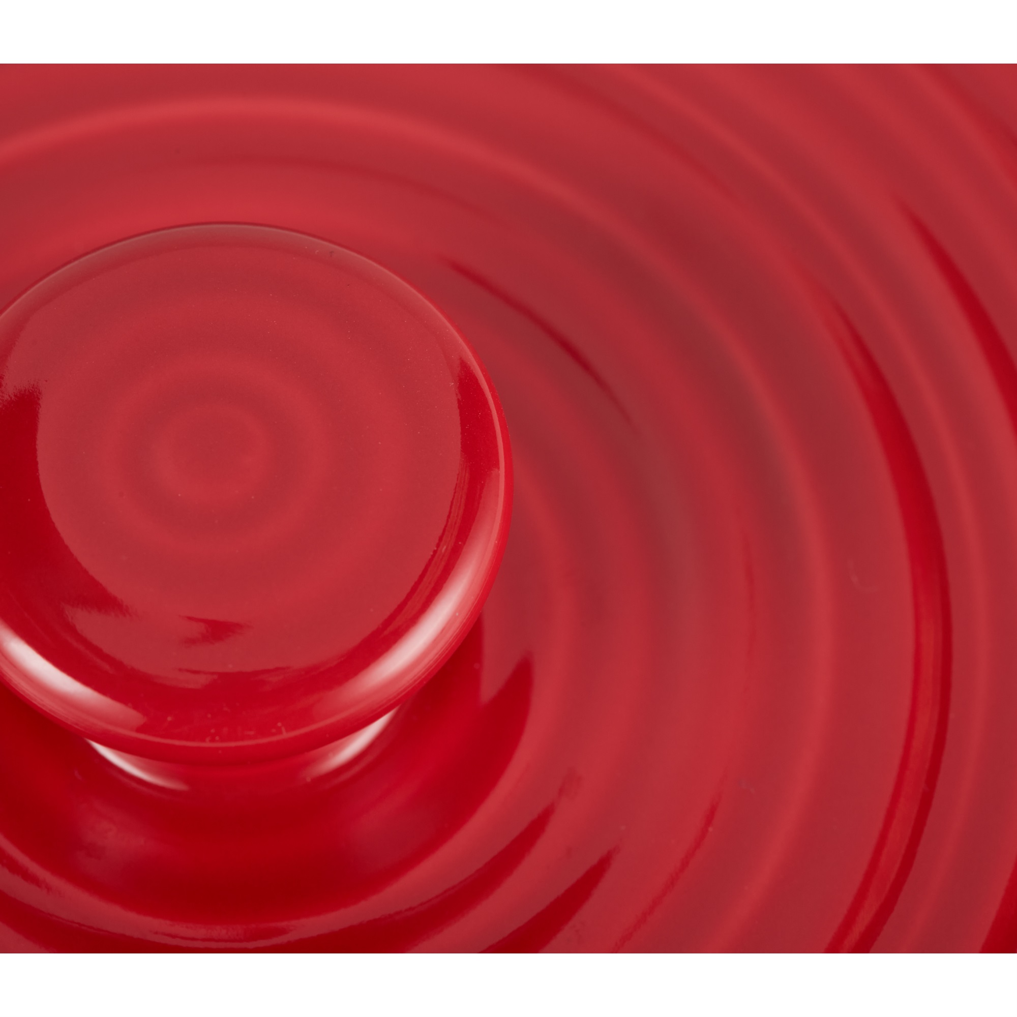 Tortilla Warmer - 8in - Stoneware - Red