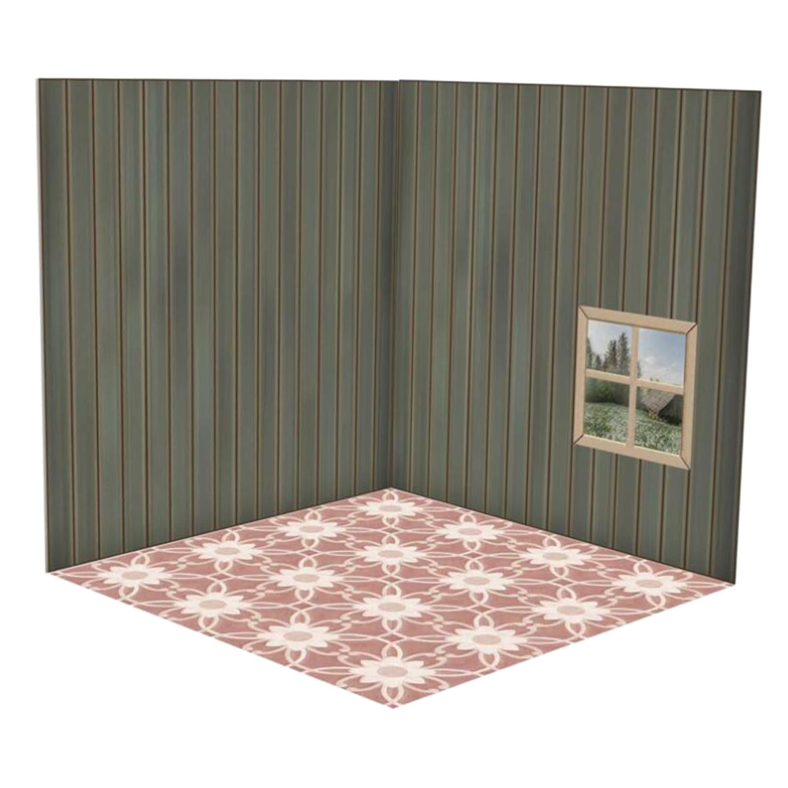 1/12 Scale Backdrop Scene Model Collection ama Parking Background Background Board Scene for Action Figures Dolls Vehicle Scene Toy Living Room