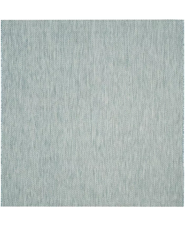 Safavieh Courtyard Aqua and Gray 6'7