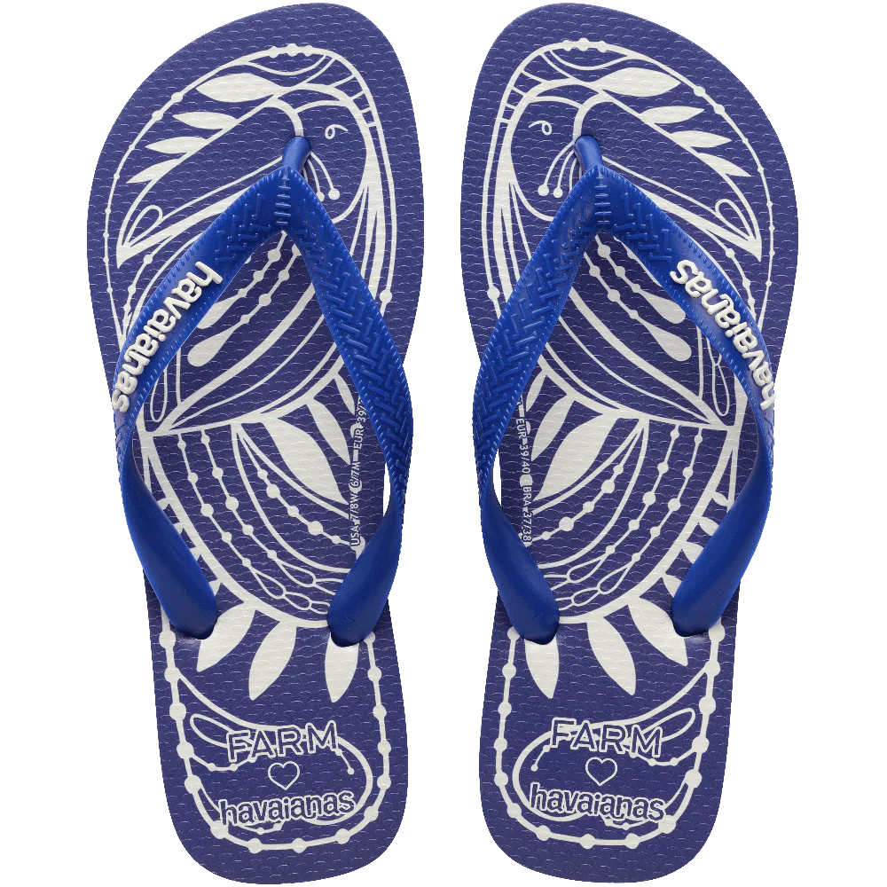 Chinelo Havaianas  Farm Rendeira