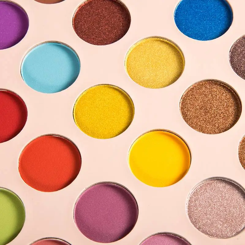 Custom High Quality Private Label Vegan High Pigment EyeShadow Palette