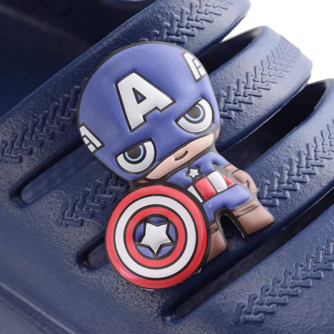 Chinelo Clog Havaianas Infantil Marvel Capitão América Marinho