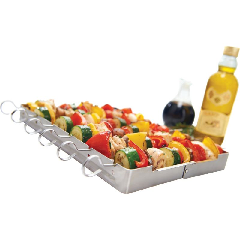 GrillPro Kebab Grill Rack With Skewer
