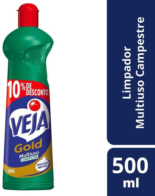 Limpador Multiuso Veja Gold Campestre 500ml com 10% de Desconto