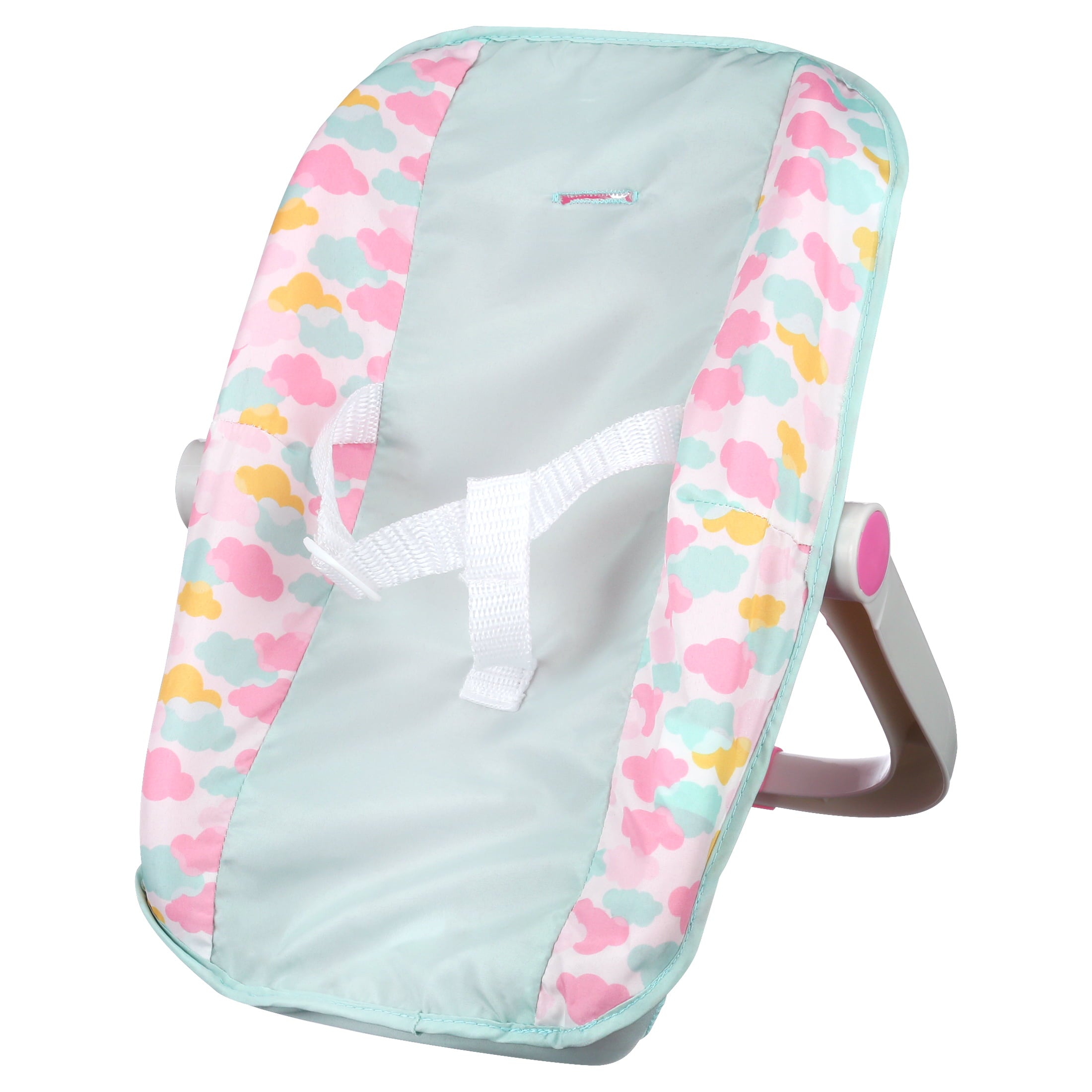 My Sweet Love 13-inch Baby Doll with Carrier and Handle Play Set, Light Skin Tone, 4 Pieces Included, Pink Theme