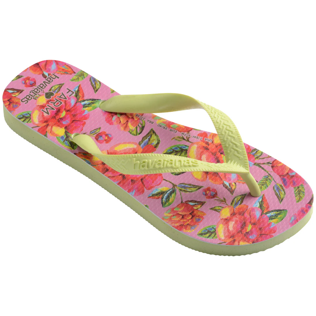 Chinelo Havaianas Farm Flor de Céu